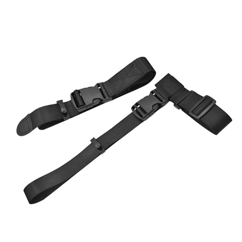 FRCOLOR 1 Set Gepäckgurt Koffergurt Gurtband Gepäckgurt Verstellbar Koffer Reisegurte Koffergurte Kofferanhänger Reisegepäck Ratschengurte Schnallen Koffergurt Nylon Schwarz von FRCOLOR