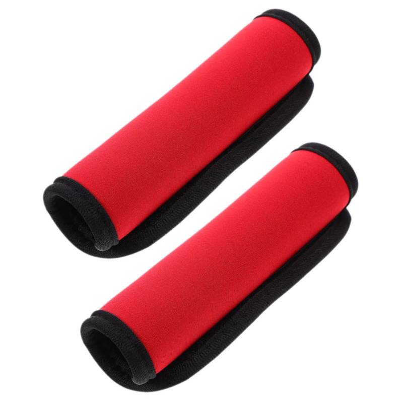 FRCOLOR 2 Stück Gepäckgriffabdeckung Anhänger Für Koffer Griffwickelabdeckung Handhaben Schutz Reisen Griffabdeckungen Aus Neopren Koffergriffabdeckungen Anti-rutsch-griffhüllen Polyester von FRCOLOR