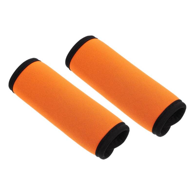 FRCOLOR 2 Stück Gepäckgriffabdeckung Stichworte Groß Schlüssel Griffabdeckungen Aus Neopren Griffwickelabdeckung Taschengriff Schutzhülle Beschützer Reisen Griff Griff Koffer Polyester von FRCOLOR