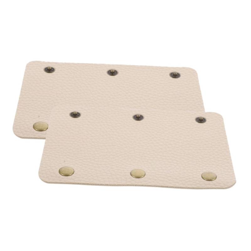 FRCOLOR 2 Stück Seesack Schutzhüllen Tragetaschen Gepäckgriff Abdeckungen Handtaschen Griff Gurt Abdeckungen Handtaschen Gurt Schutz Handtaschen Griff Schutzhüllen Griff Beige Pu von FRCOLOR