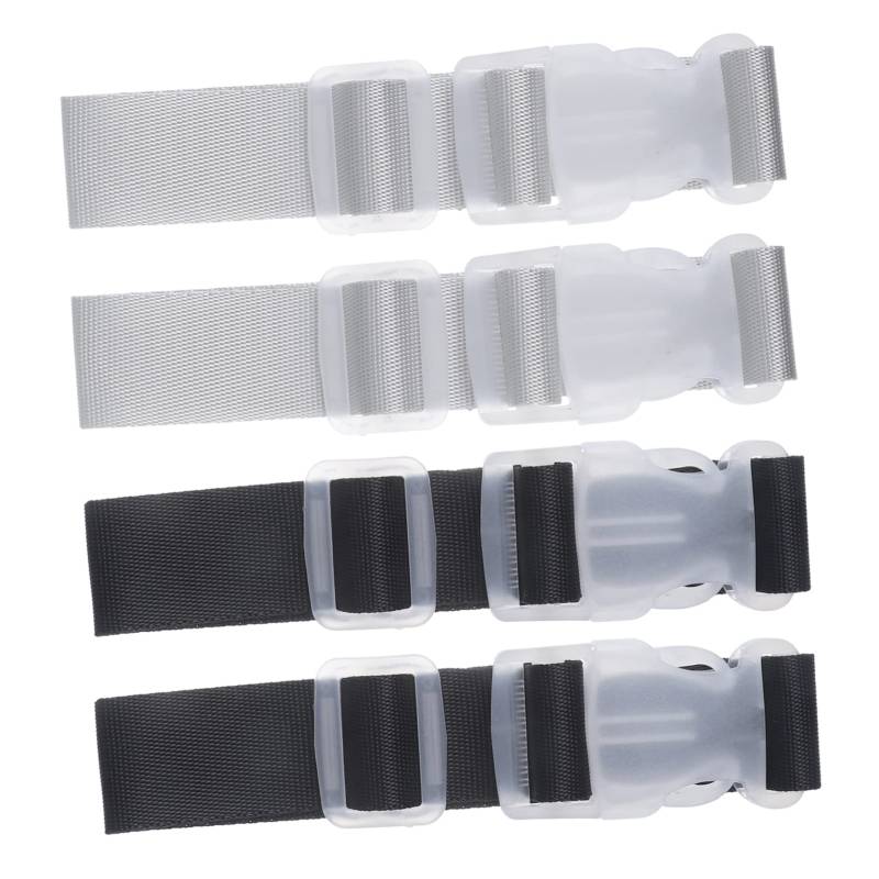 FRCOLOR 4 Stück Gepäckhalter Gürtel Gepäckgurte Schultergurt Karierte Schnallengurte Sicherung Von Outdoor Gepäck Zubehör Gepäck Für Koffer Campingzubehör Rucksackgurte Aus von FRCOLOR