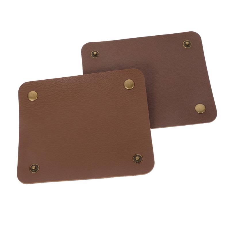 FRCOLOR 4 Stück Handgriffschützer Koffergriffbezug Gepäckgriffabdeckung Reisegepäckgurt Griffhüllen für Gepäckkoffer Ärmel Griffschutzabdeckung Griffumwicklung aus Leder PU-Leder von FRCOLOR