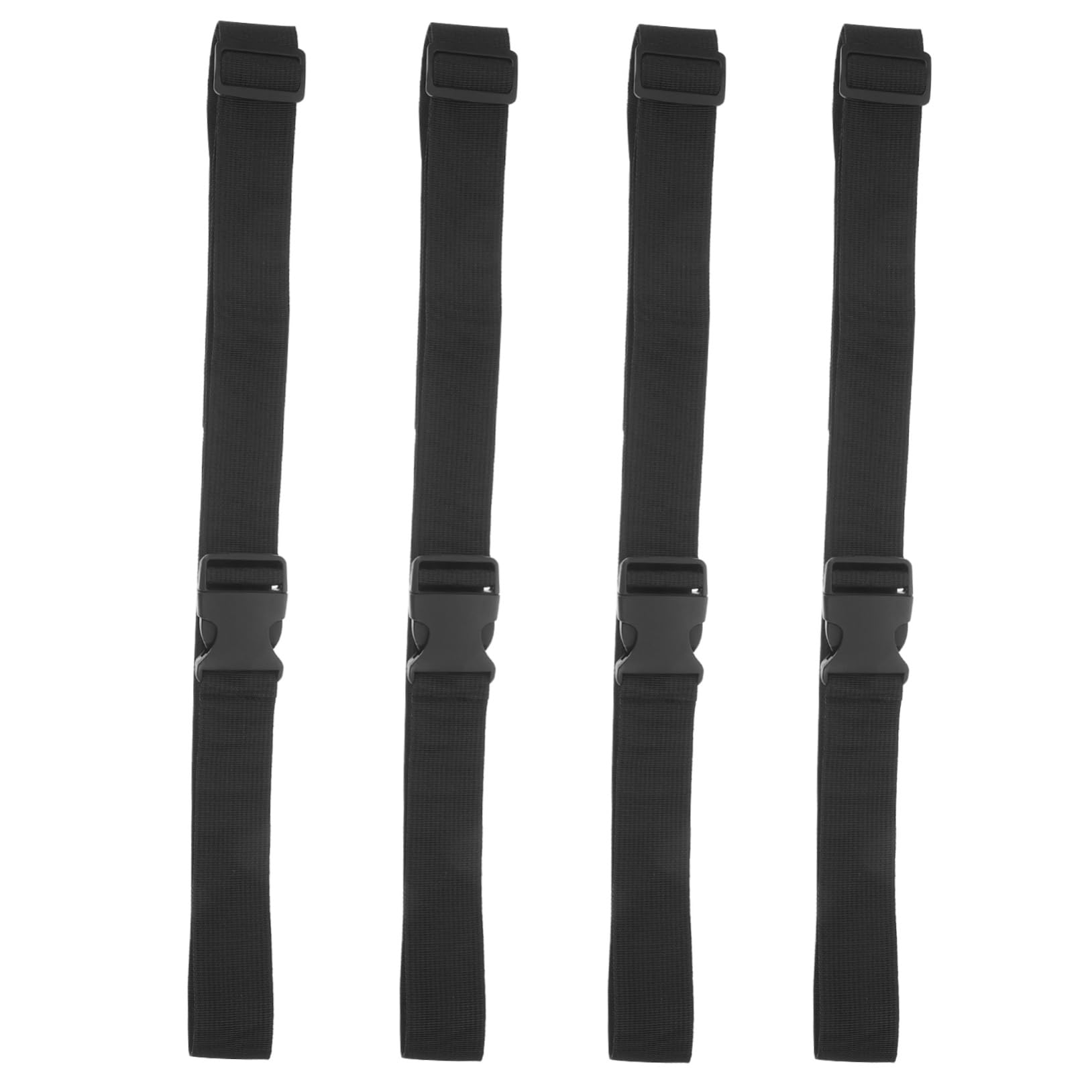 FRCOLOR 4 Stück Multifunktioneller Gurt Träger zum Binden von Waren Spanngurt für Gepäck Verstellbare Krawatte für Fracht Fahrrad verstellbare Riemen Schnalle aus Kunststoff Schwarz FRCOLOR 4 Stück Multifunktioneller Gurt Träger zum Binden von Waren Spanngurt für Gepäck Verstellbare Krawatte für Fracht Fahrrad verstellbare Riemen Schnalle aus Kunststoff Schwarz von FRCOLOR