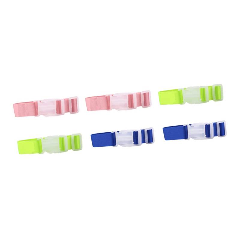 FRCOLOR 6Stücke Gepäckgürtel Verstellbare Gepäckschnalle für Koffer Taschen Strapazierfähige Koffergurte Zufälligen Farben für Reisen Einfachen Transport von FRCOLOR