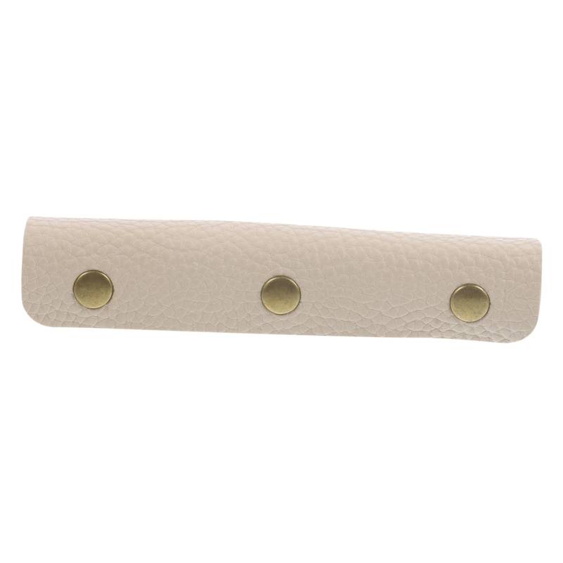 FRCOLOR Anti-Snap-Handschuhe Taschen für Gepäckgriffe Wickelgriffe Große Einkaufstasche Reisen Handtasche Gepäckgriffabdeckungen Griffumwicklung aus Leder PU-Leder Beige von FRCOLOR