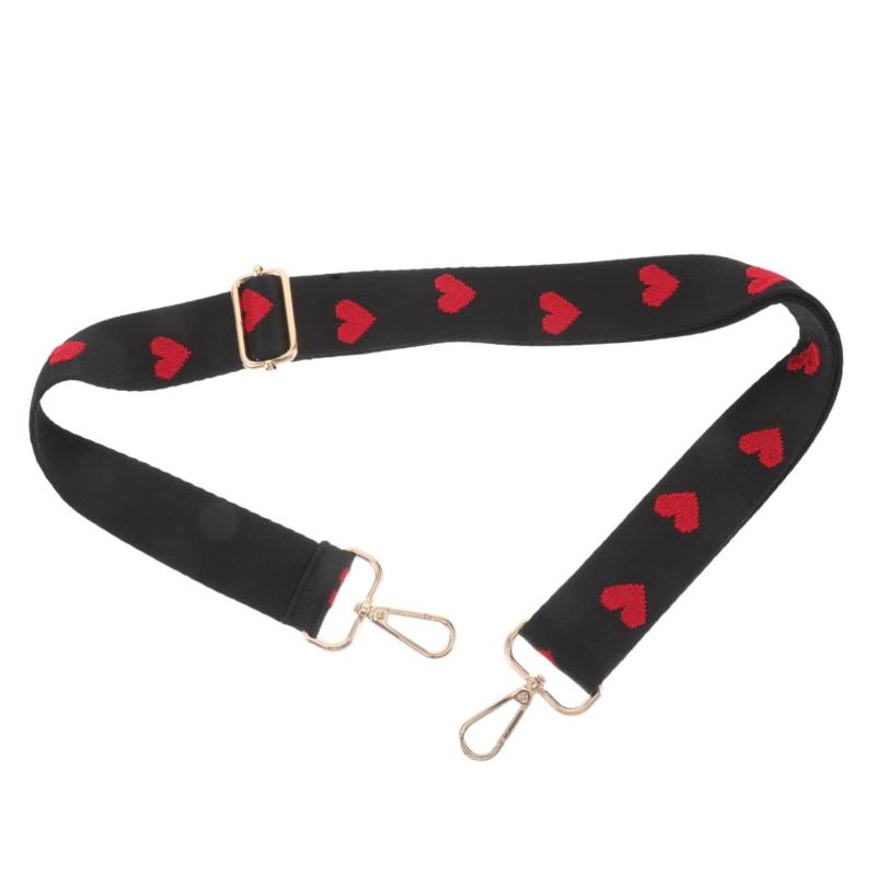 FRCOLOR Damentasche Schultergurt Taschengurte Für Handtaschen Geldbörsen Ersatzgurte Vintage Geldbörsengurt Handtasche Schultergurt Geldbörsengurte Ersatz Crossbody Zinklegierung Schwarz von FRCOLOR