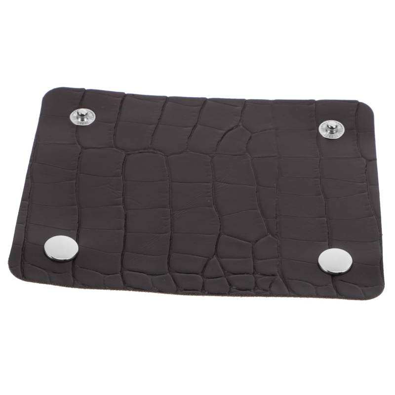 FRCOLOR Griffschutzhülle Handtaschengriffhülle Gepäckgurte Für Taschen Schutz Geldbörsengriff Gurtschutz Schwarze Griffe Reisefarbe Handgriffe Braunes Pu Leder von FRCOLOR