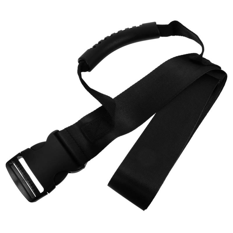 FRCOLOR Laufband Griff des beweglichen Bandes Hebeband Objekt bewegendes Seil einziehbar Gürtel Gepäck bewegtes Seil Griff beweglicher Riemen Objekttrageseil Plastik Black von FRCOLOR