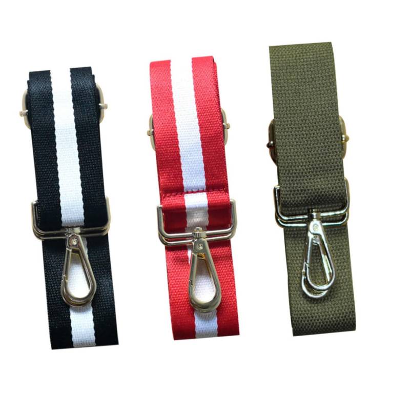 FRCOLOR Verstellbarer Nylon Umhängetaschen Gürtel Robuster Trageriemen mit Metallschnallen für Handtaschen Abnehmbar Vielseitig Einsetzbar für Kuriertaschen von FRCOLOR