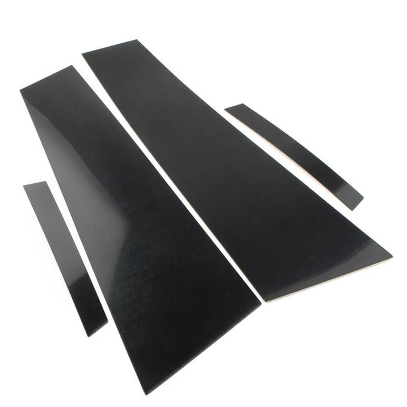 4Pcs Auto Säule Beiträge Tür Fenster Trim Abdeckung Aufkleber Außen Teile for CLS C219 2006 2007 2008 2009 2010 2011 مرسيدس von FREAZE