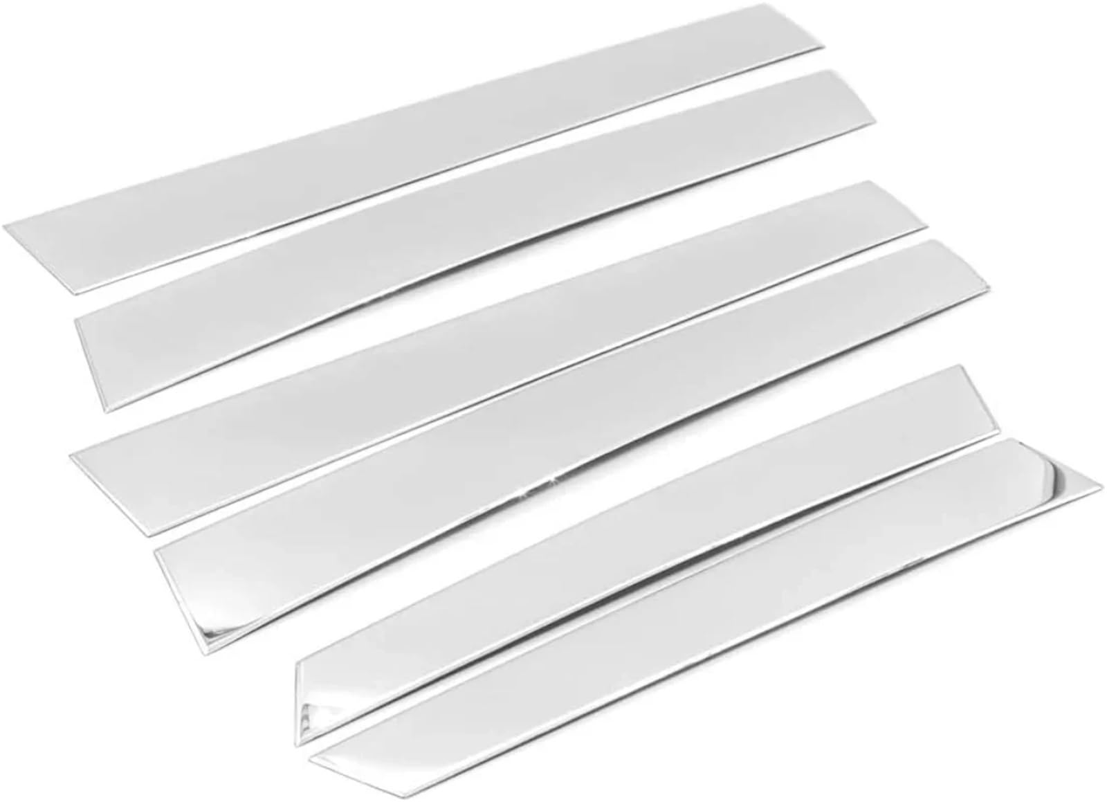 6 Stück Autofenster-Aufkleber, silberfarben, Chrom, Säulenaufkleber for CR-V CRV 2007 2008 2009 2010 2011, Säulenpfosten, Verkleidungsabdeckung, BC-Zubehör 6 Stück Autofenster-Aufkleber, silberfarben, Chrom, Säulenaufkleber for CR-V CRV 2007 2008 2009 2010 2011, Säulenpfosten, Verkleidungsabdeckung, BC-Zubehör von FREAZE