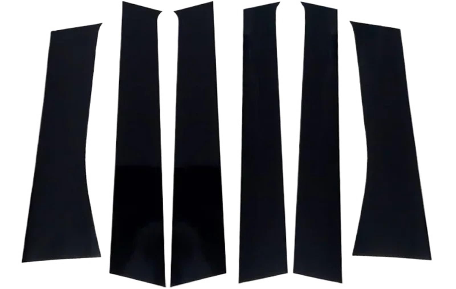 6Pcs Auto Fenster Tür Spalte BC Säule Post Abdeckung Trim for Xpander 2017-2023 2024 2025 Dekoration Aufkleber Styling(Carbon Fiber Look) von FREAZE