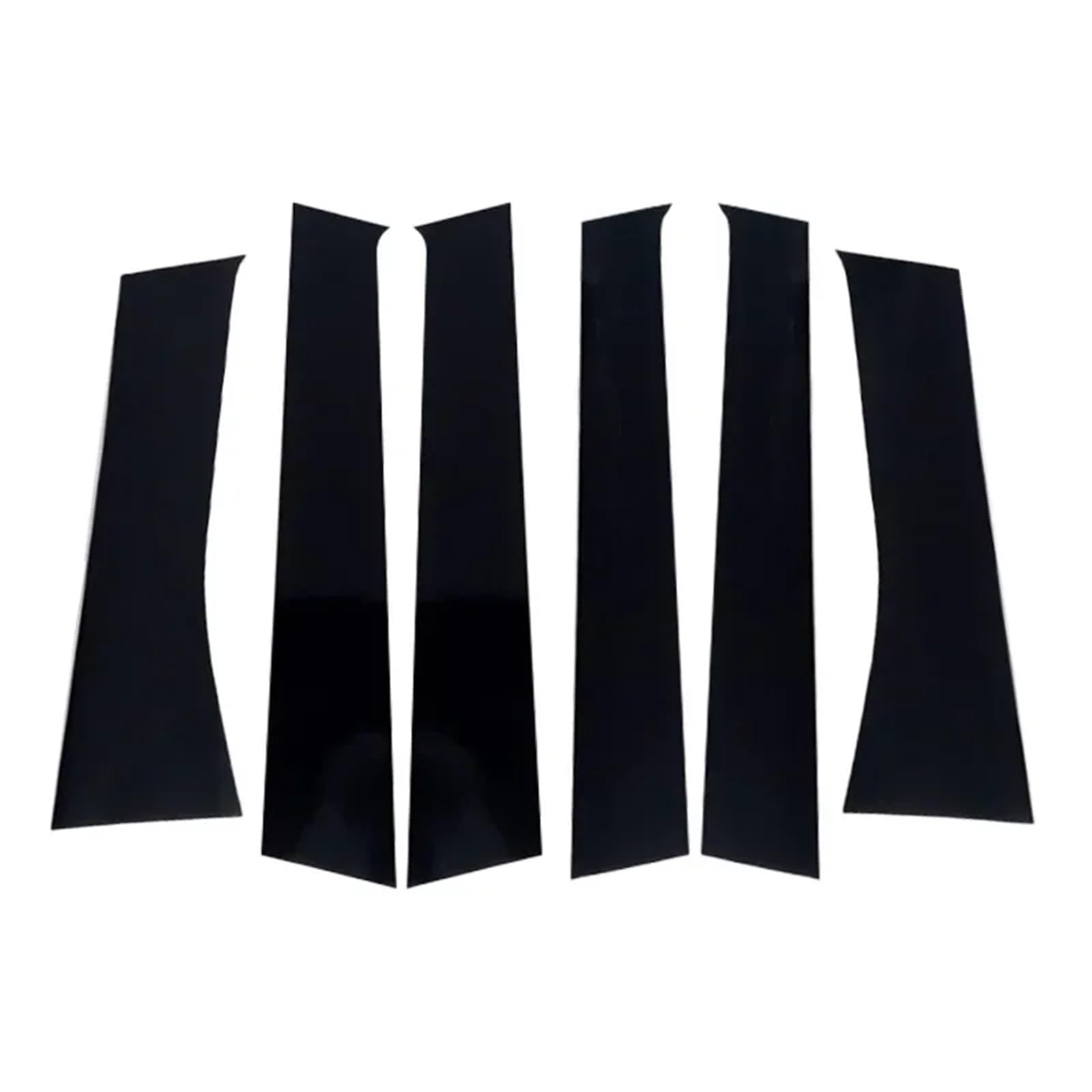 6Pcs Auto Fenster Tür Spalte BC Säule Post Abdeckung Trim for Xpander 2017-2023 2024 2025 Dekoration Aufkleber Styling(Matte Black) von FREAZE