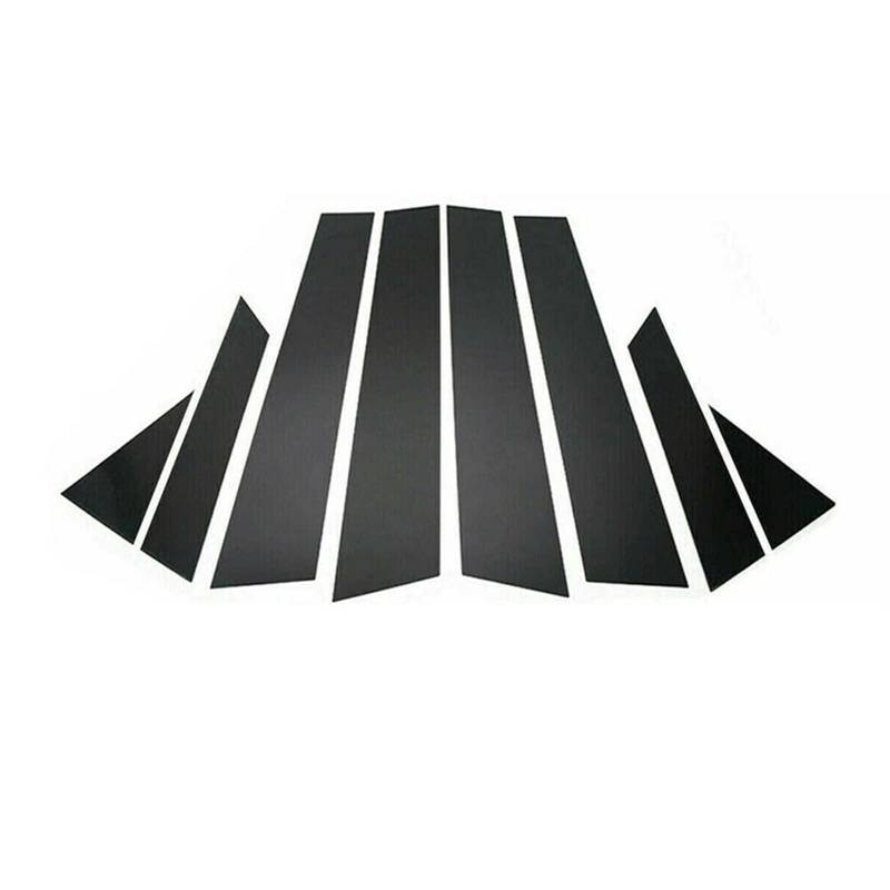 8 Teile/Satz Auto Säulenpfosten Fenster Tür Zierleisten Aufkleber Glänzend Schwarz Fit for Nissan Qashqai J11 2016-2022 von FREAZE