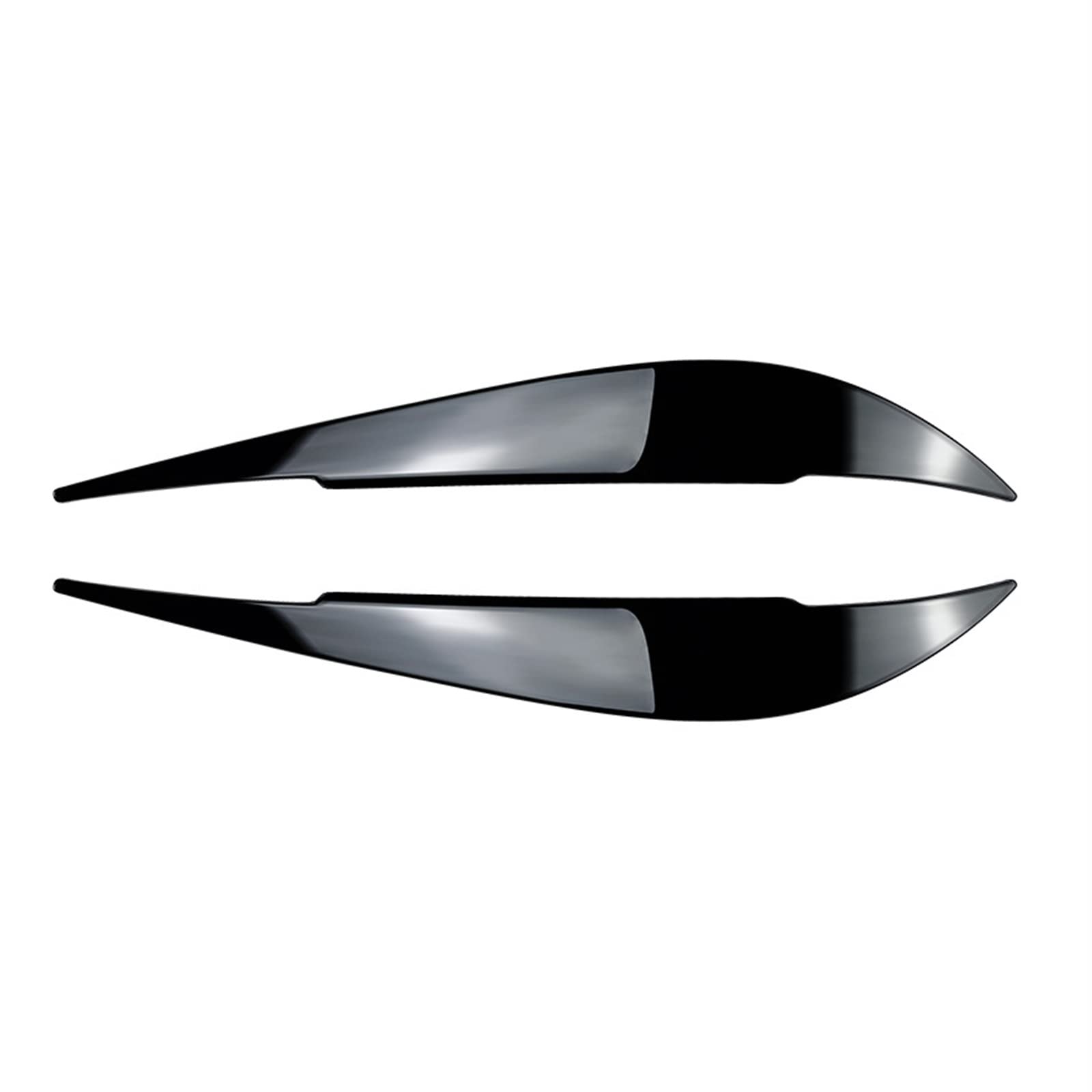 FREAZE 2 Teile/Satz Augenlider Fit for BMW F32 F33 F36 4 Serie 2014-2020 Frontscheinwerfer Augenbrauen Augendeckel Abdeckung Trim Aufkleber Autozubehör (Color : Noir) von FREAZE