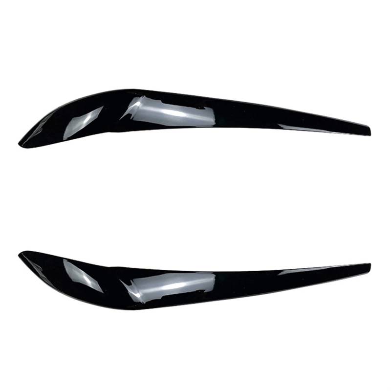 FREAZE Auto Glänzend Schwarz Scheinwerfer Augenbrauen Augenlider Abdeckung Wimpern Scheinwerfer Lampe Aufkleber for BMW X3 F25 X4 F26 2014-2017 von FREAZE