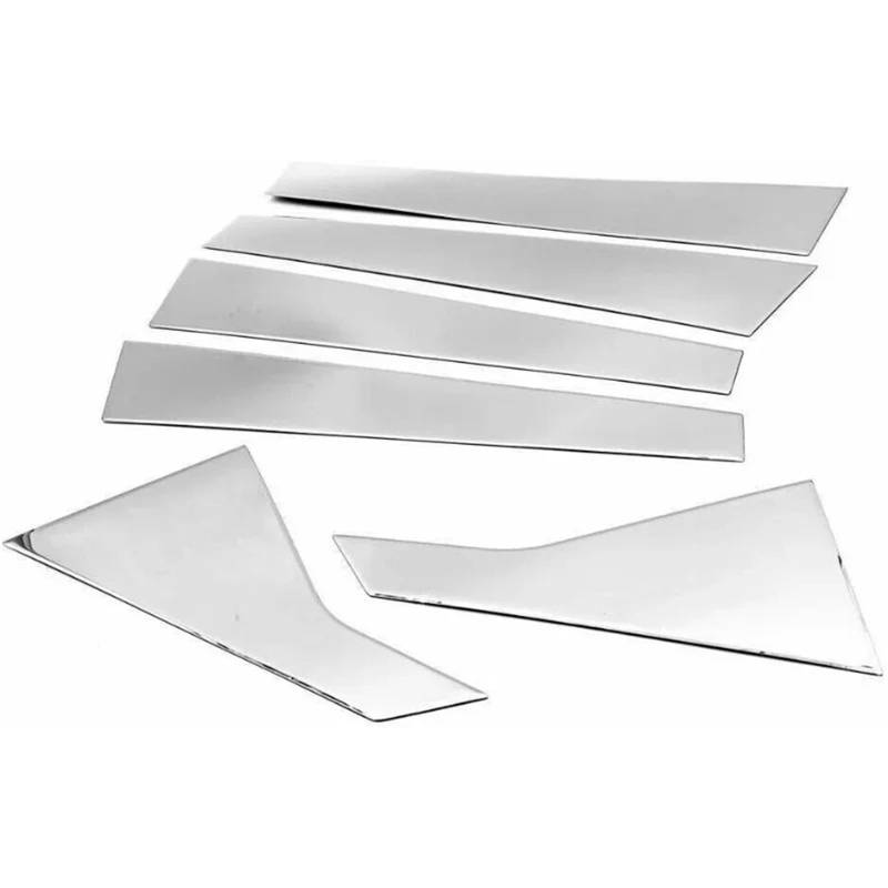 For Malibu 2016 2017 2018 2019 2020-2024 Chrom 6 Stück Auto Säulenpfosten Türfensterverkleidung Abdeckung BC Säulenaufkleber von FREAZE
