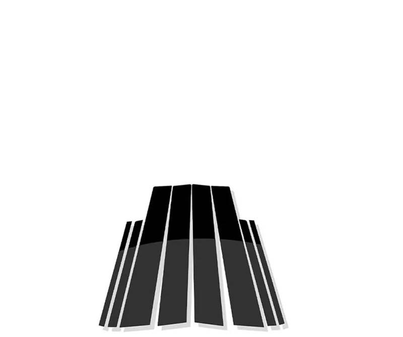Glänzend schwarz Fenster Tür Spalte BC Säule Post Abdeckung Trim for RAV4 XA40 2013 2014 2015-2018 Dekoration Aufkleber Styling von FREAZE