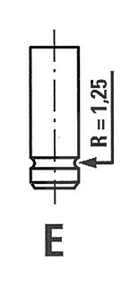 Freccia Auslassventil [Hersteller-Nr. R4222/RCR] für Renault, Volvo von FRECCIA