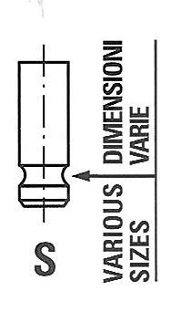 Freccia Einlassventil [Hersteller-Nr. R6557/SNT] für Honda von FRECCIA