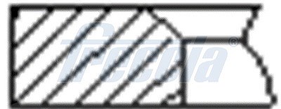 Freccia Kolbenringsatz [Hersteller-Nr. FR10-217400] für Ford von FRECCIA