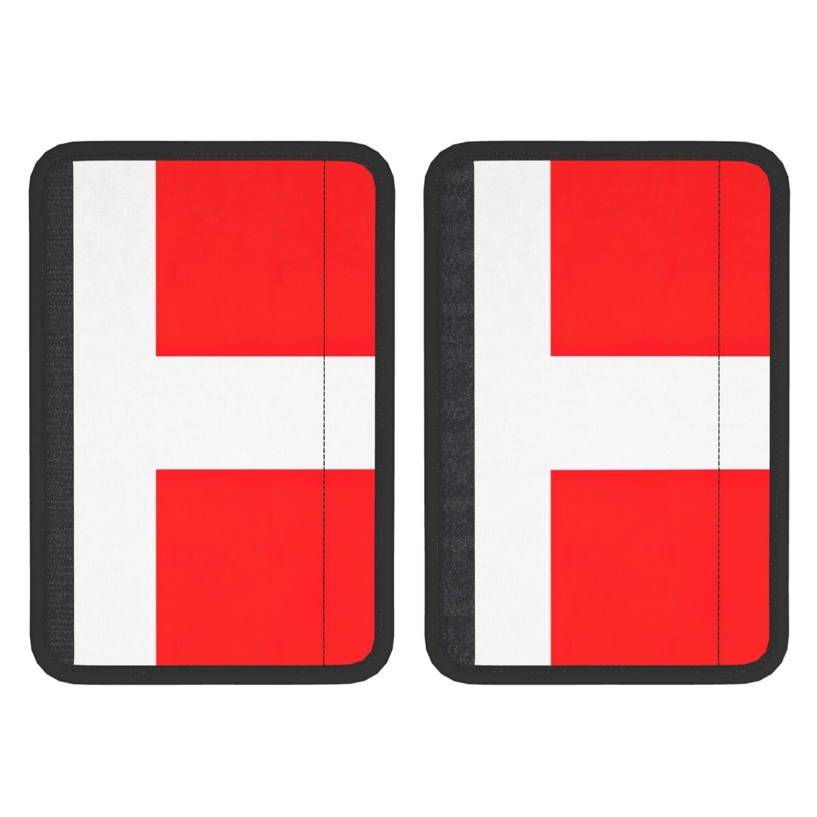 Dänemark Dänische Flagge Erwachsene Sicherheitsgurtschutz - Außergewöhnlicher Komfort für Ihr Auto Innenraum von FRESQA