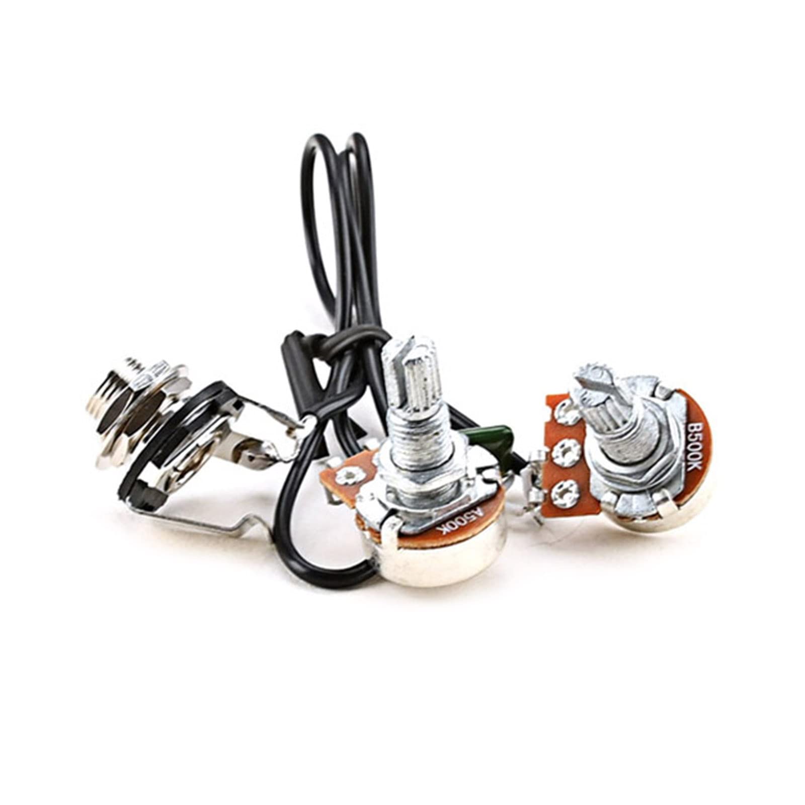 FROMCEO Single Coil Pickup Guitar Wiring Harness For 3/4 String Box Guitar Part 1V1T Volume Replacement Part FROMCEO Single Coil Pickup Guitar Wiring Harness For 3/4 String Box Guitar Part 1V1T Volume Replacement Part von FROMCEO
