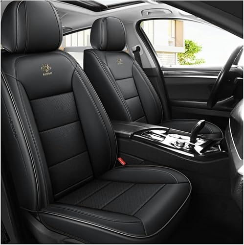 FROON Sitzbezüge Auto Autositzbezüge Universal Set für Citroen C3 Aircross C4 Aircross C5 Aircross C5 Aircross S Picasso Grand Picasso Auto Zubehör,Schwarz von FROON