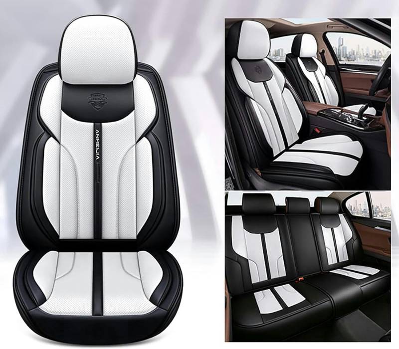 FROON Sitzbezüge Auto Autositzbezüge Universal Set für Hyundai Tucson 2015-2018 Auto Zubehör,Weiß von FROON