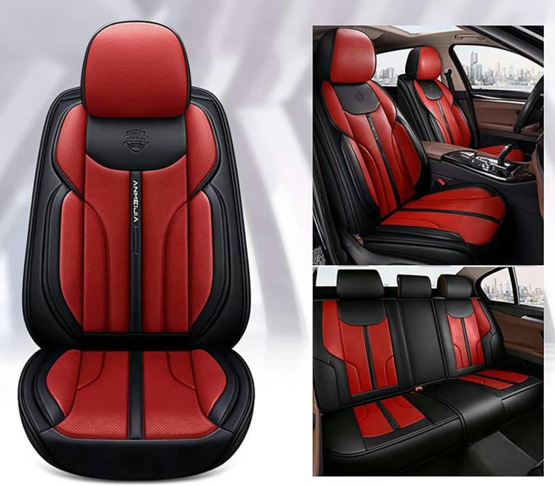 FROON Sitzbezüge Auto Autositzbezüge Universal Set für Toyota C-HR CHR SUV 2017-2022 Auto Zubehör,Rot von FROON