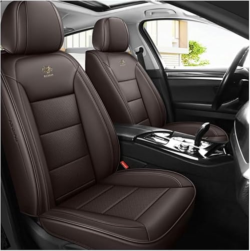 FROON Sitzbezüge Auto Autositzbezüge Universal Set für Volvo V60 Hybrid V70 V90 XC40 XC60 XC60 Hybrid XC70 Auto Zubehör,braun von FROON