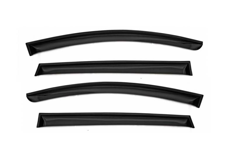 FROSCH Windabweiser REIN passend für Audi Q7 I (4L) 2005-2015 SUV, Klebeband 3M, an der Türkante, Schwarz von FROSCH