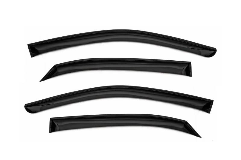 FROSCH Windabweiser REIN passend für Lexus RX III 350 2008-2015 SUV, Klebeband 3M, an der Türkante, Schwarz von FROSCH