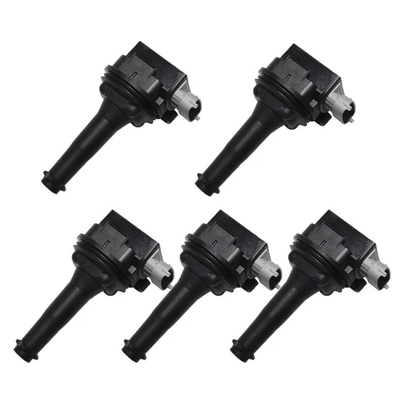 FRSWEQY 5PCS Zündspule Fit for VOLVO C30 C70 S40 S60 S80 V40 V50 V60 V70 L5-2,4 L 2,5 L 30713417 6M5G12029AA 307134170 1371601 UF517 von FRSWEQY