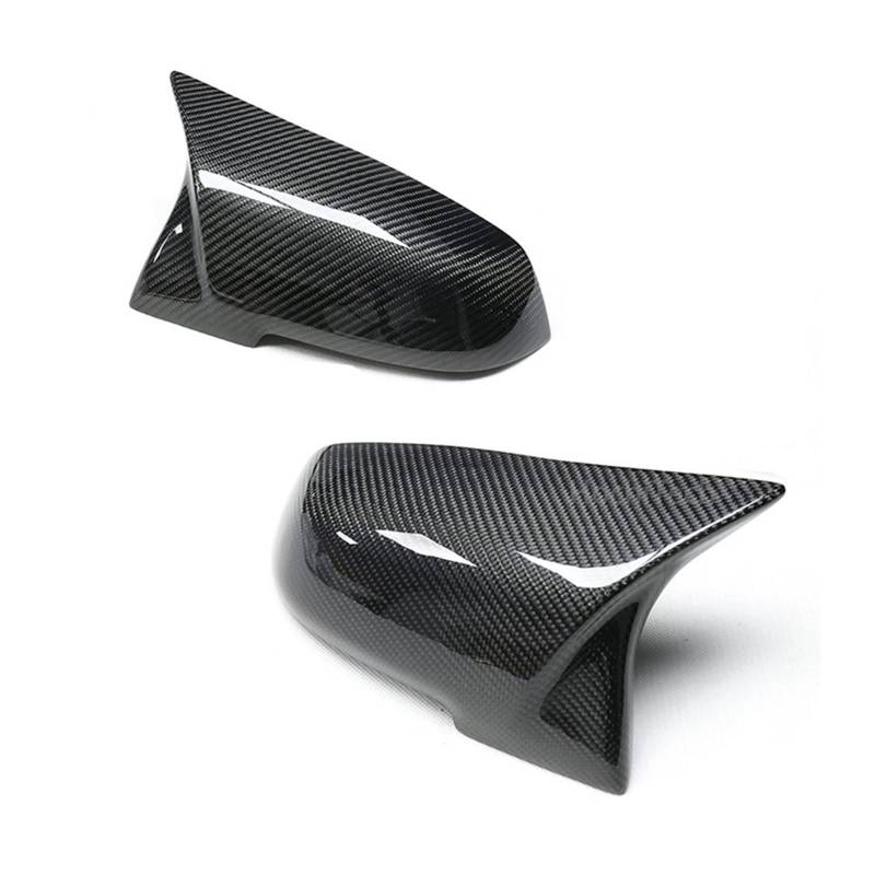 Außenspiegelkappe 2 Stück Carbon Black Für Serie 1 2 3 4 X 220i 328i 420i F20 F21 F22 F23 F30 F32 F33 F36 X1 Rückspiegel-Abdeckkappe Rückspiegelkappe(Carbon Fiber Pattern) von FRVVPL