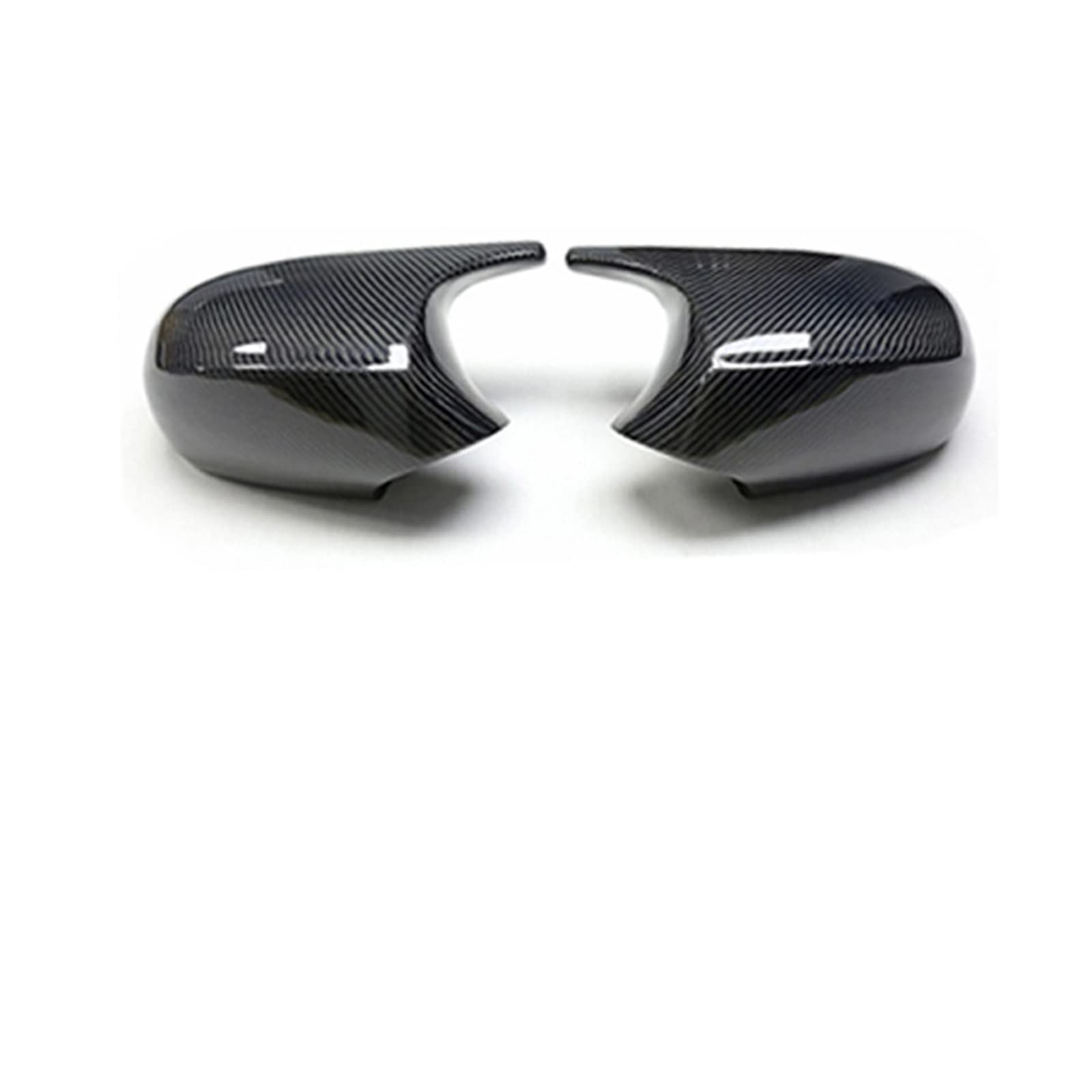 Außenspiegelkappe 2xMirror Abdeckung Für E90 E912005-2007 E92 E93 M3 Stil E80 E81 E87 2006-2009 Auto Seite Tür Rückspiegel Abdeckung Kappe Rückspiegelkappe(D Carbon Fiber) von FRVVPL