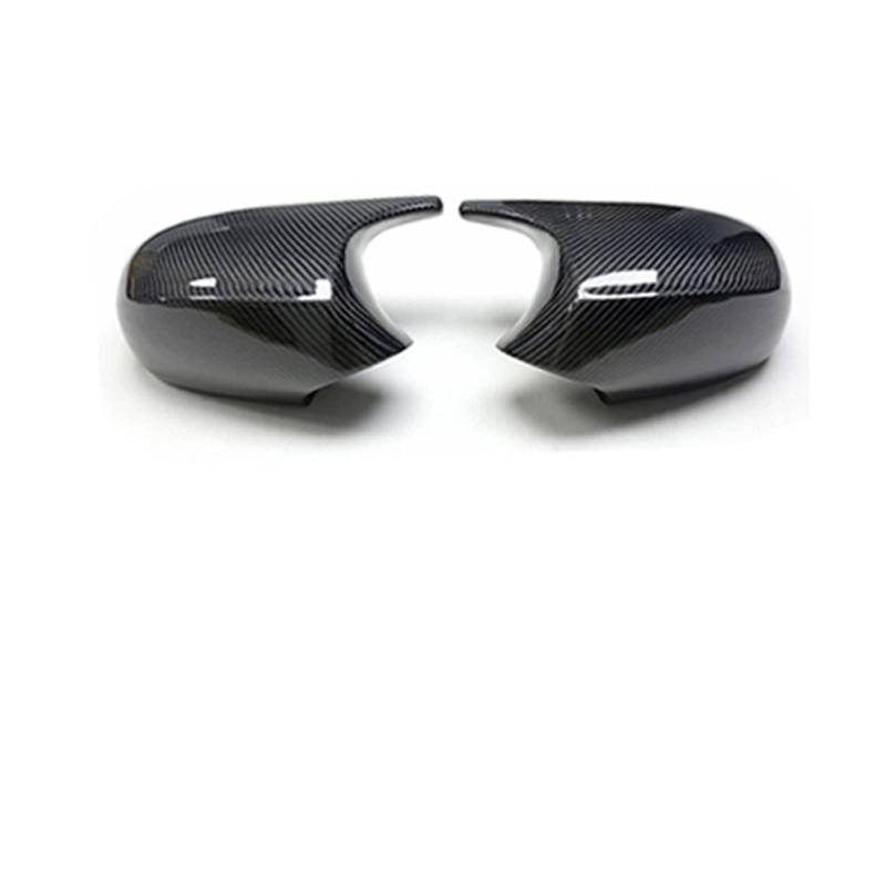 Außenspiegelkappe 2xMirror Abdeckung Für E90 E912005-2007 E92 E93 M3 Stil E80 E81 E87 2006-2009 Auto Seite Tür Rückspiegel Abdeckung Kappe Rückspiegelkappe(D Carbon Fiber) von FRVVPL