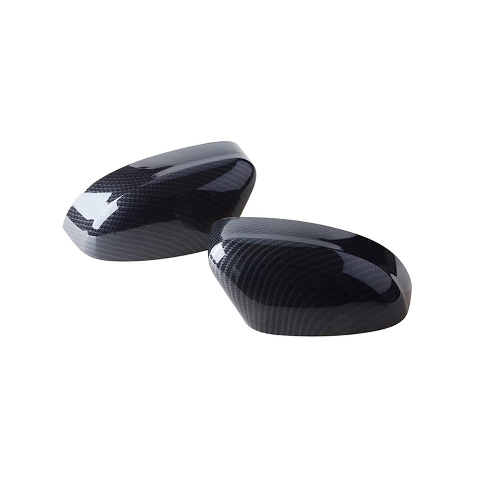 Außenspiegelkappe Autozubehör Ersatzteile Passend Für Ford Für Focus 2011,2012,2013,2014, Rückspiegelkappe Flügelseitenspiegelabdeckung Rückspiegelkappe(Carbon Fiber Pattern) von FRVVPL