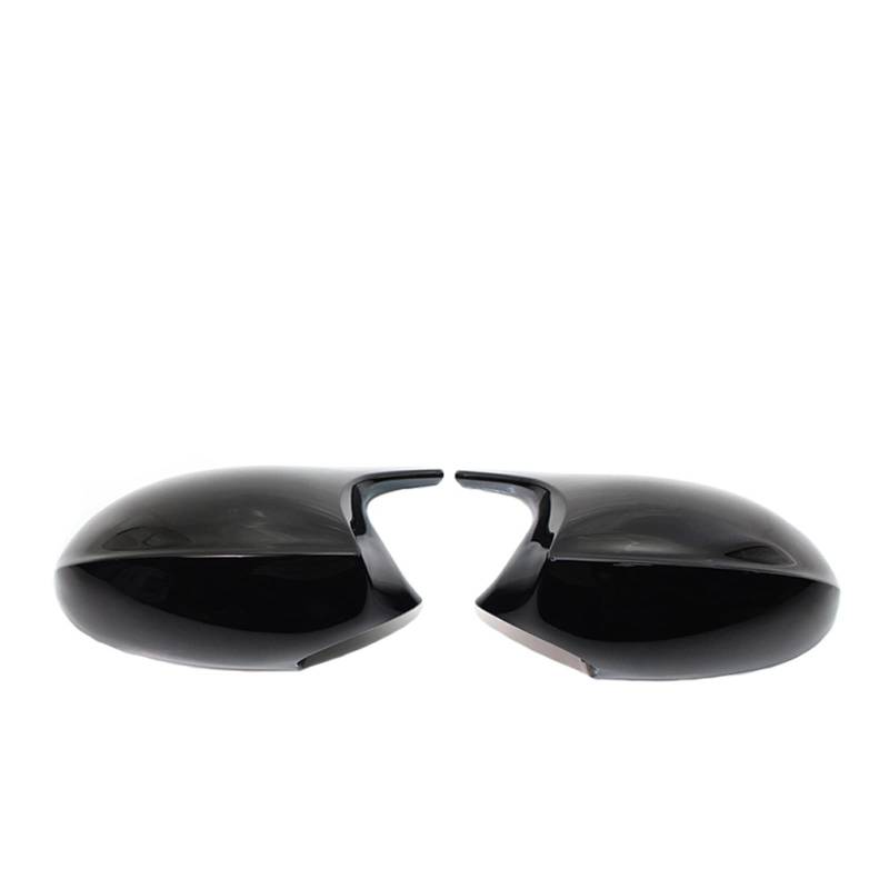 Außenspiegelkappe Carbon Fiber Gloss Für E90 E91 E92 E93 E81 E87 E82 E88 3 1 Serie Zubehör Ersatz Rück Seite Spiegel Abdeckungen Kappe Rückspiegelkappe(Black A) von FRVVPL