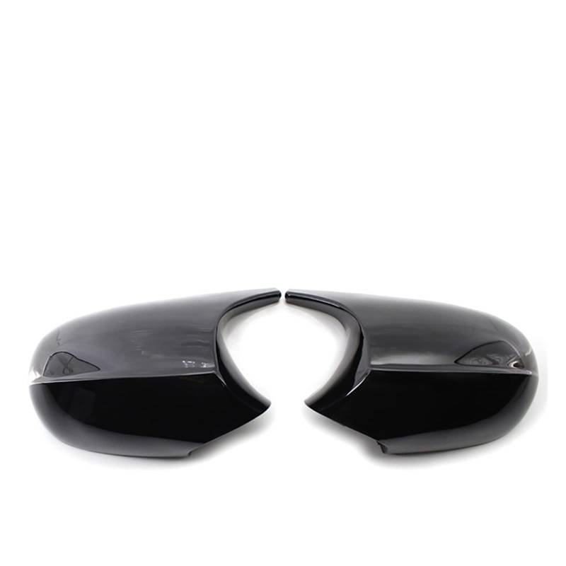 Außenspiegelkappe Carbon Fiber Gloss Für E90 E91 E92 E93 E81 E87 E82 E88 3 1 Serie Zubehör Ersatz Rück Seite Spiegel Abdeckungen Kappe Rückspiegelkappe(Black B) von FRVVPL