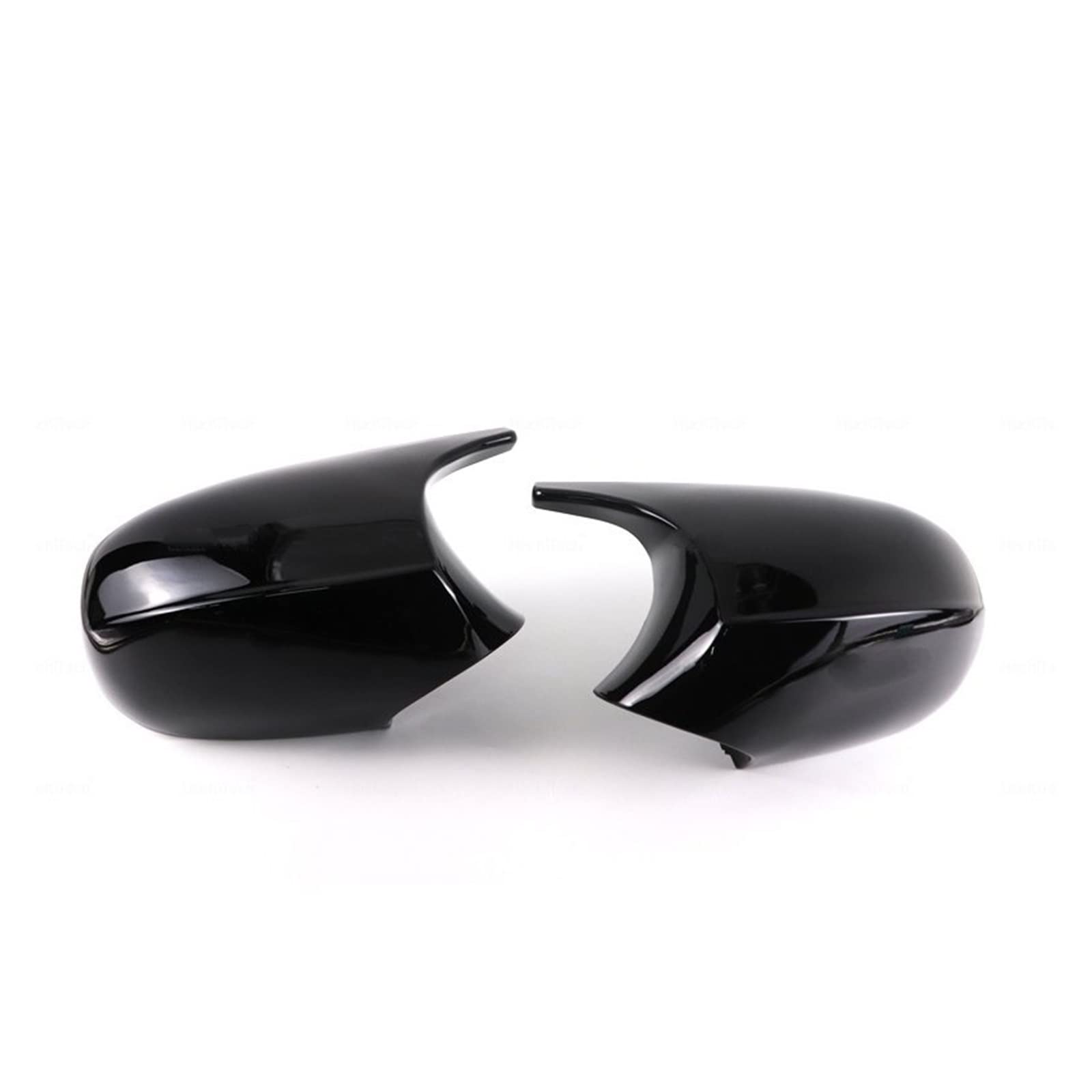 Außenspiegelkappe Für 1 3er E92 E93 Carbonfaser-Look Rückspiegelkappe E90 E91 Schwarze M3 Style Abdeckung E81 E82 E87 E88 Autozubehör Rückspiegelkappe(Black LCI) von FRVVPL