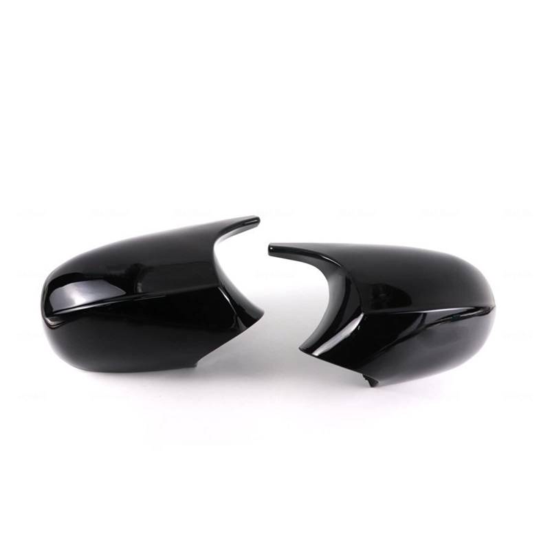 Außenspiegelkappe Für 1 3er E92 E93 Carbonfaser-Look Rückspiegelkappe E90 E91 Schwarze M3 Style Abdeckung E81 E82 E87 E88 Autozubehör Rückspiegelkappe(Black LCI) von FRVVPL