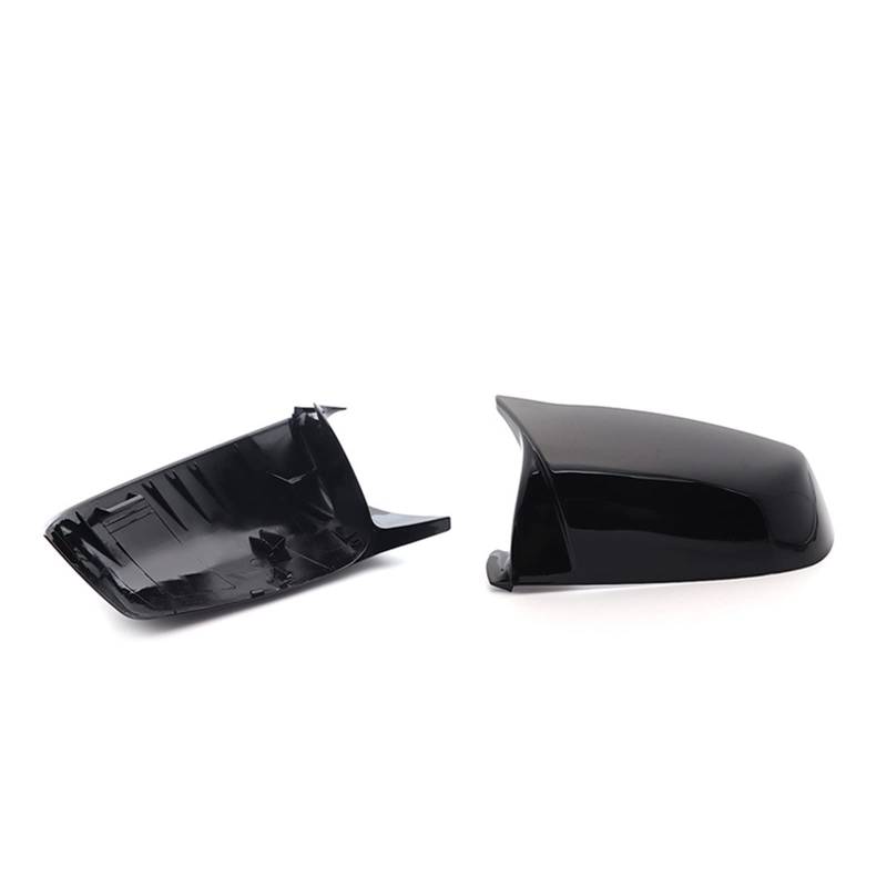 Außenspiegelkappe Für 5 6 7 Serie E60 E61 E63 Carbon Faser Muster Schwarz E64 F06 F07 F10 F11 F13 F01-F04 Seite Flügel Rückspiegel Abdeckung Kappe Rückspiegelkappe(Bright Black) von FRVVPL