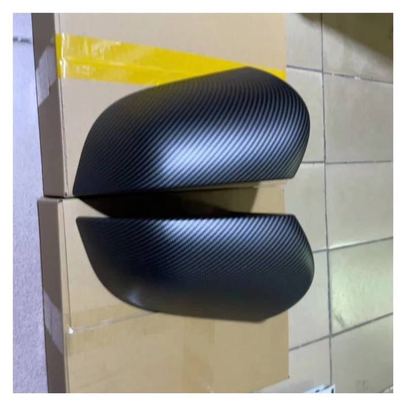 Außenspiegelkappe Für Tesla Für Modell 3 Spiegel Gehäuse Für Tesla Für Modell Y 2018-2021 Rückspiegel Reparatur Kit Basis Halterung Skeleton Rückspiegelkappe(Model 3 Carbon Cover) von FRVVPL