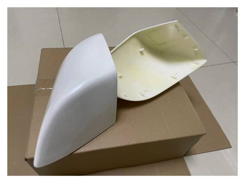 Außenspiegelkappe Für Tesla Für Modell 3 Spiegel Gehäuse Für Tesla Für Modell Y 2018-2021 Rückspiegel Reparatur Kit Basis Halterung Skeleton Rückspiegelkappe(Model 3 Pearl White) von FRVVPL