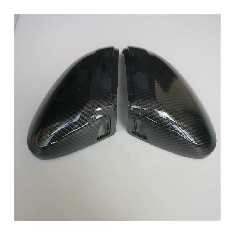 Außenspiegelkappe Seitenspiegelabdeckungen (Carbon-Look) Für VW Für Passat B8 2016 2017 2018 2019 Für Variant Für Arteon Rückspiegelkappe(with blind Spot Hole) von FRVVPL