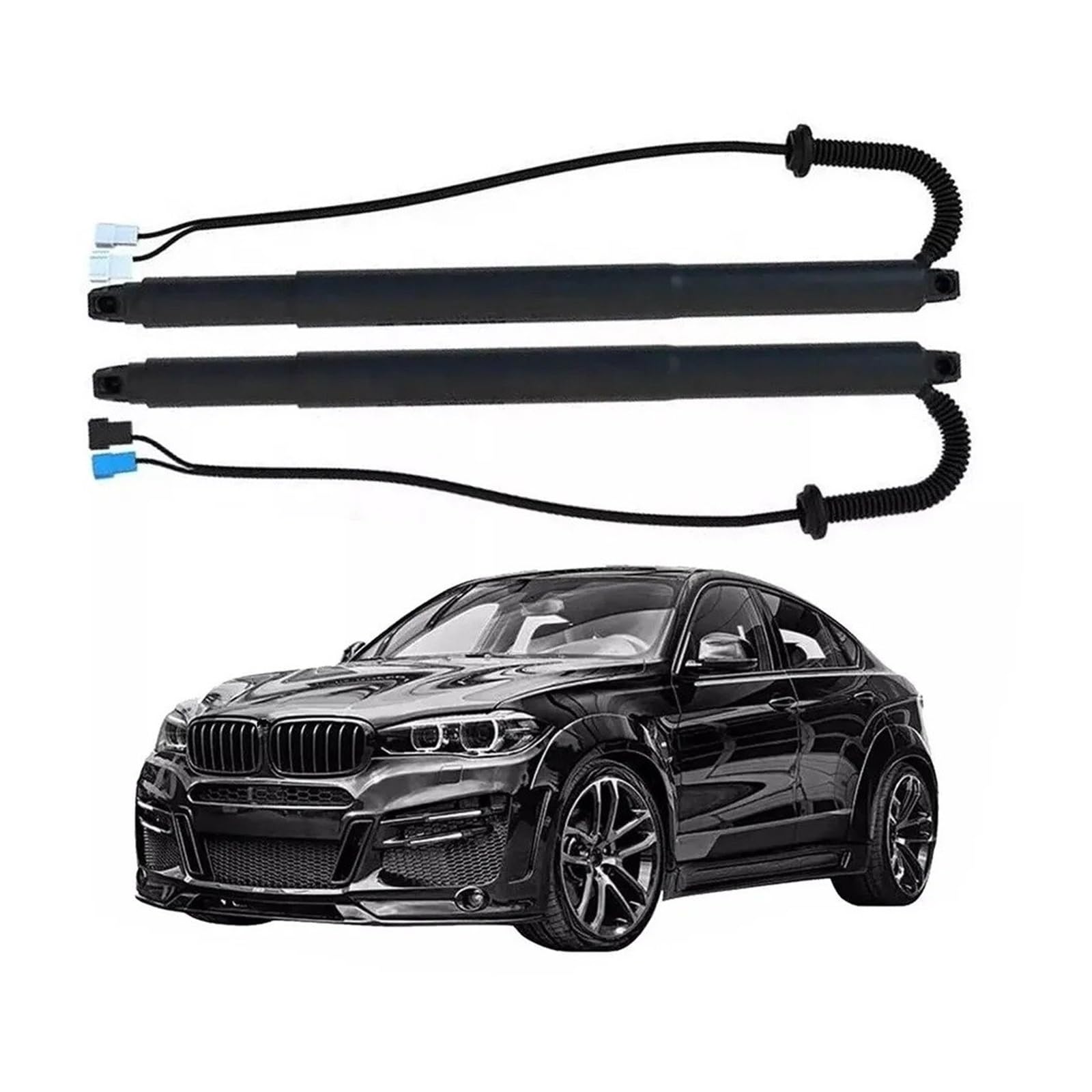 Gasfeder Heckklappe 2 Stück Auto-hintere Elektrische Heckklappenstrebe Für X6 F16 2015 2016 2017 2018-2019 Links 51247434043 Rechts 51247434044 Gasdruckdämpfer von FRVVPL