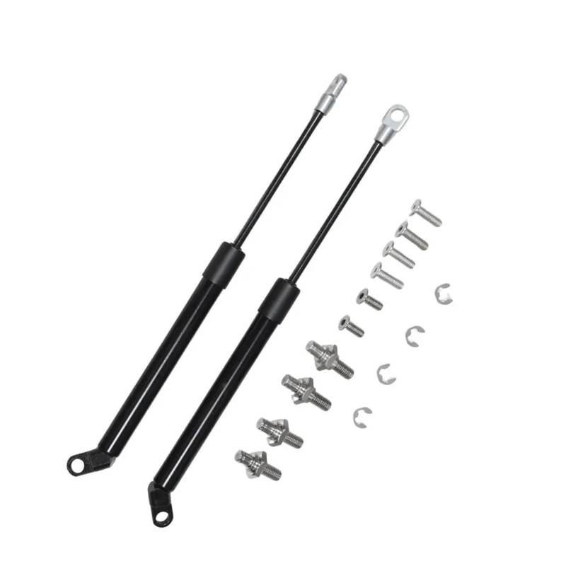Gasfeder Heckklappe 2 Stück Heckklappe Lift Unterstützt Für SsangYong Für Actyon Sport 2006-2018 Pickup Trunk-Boot Gas Streben Quellen Dämpfer Gasdruckdämpfer(NORMAL Black) von FRVVPL