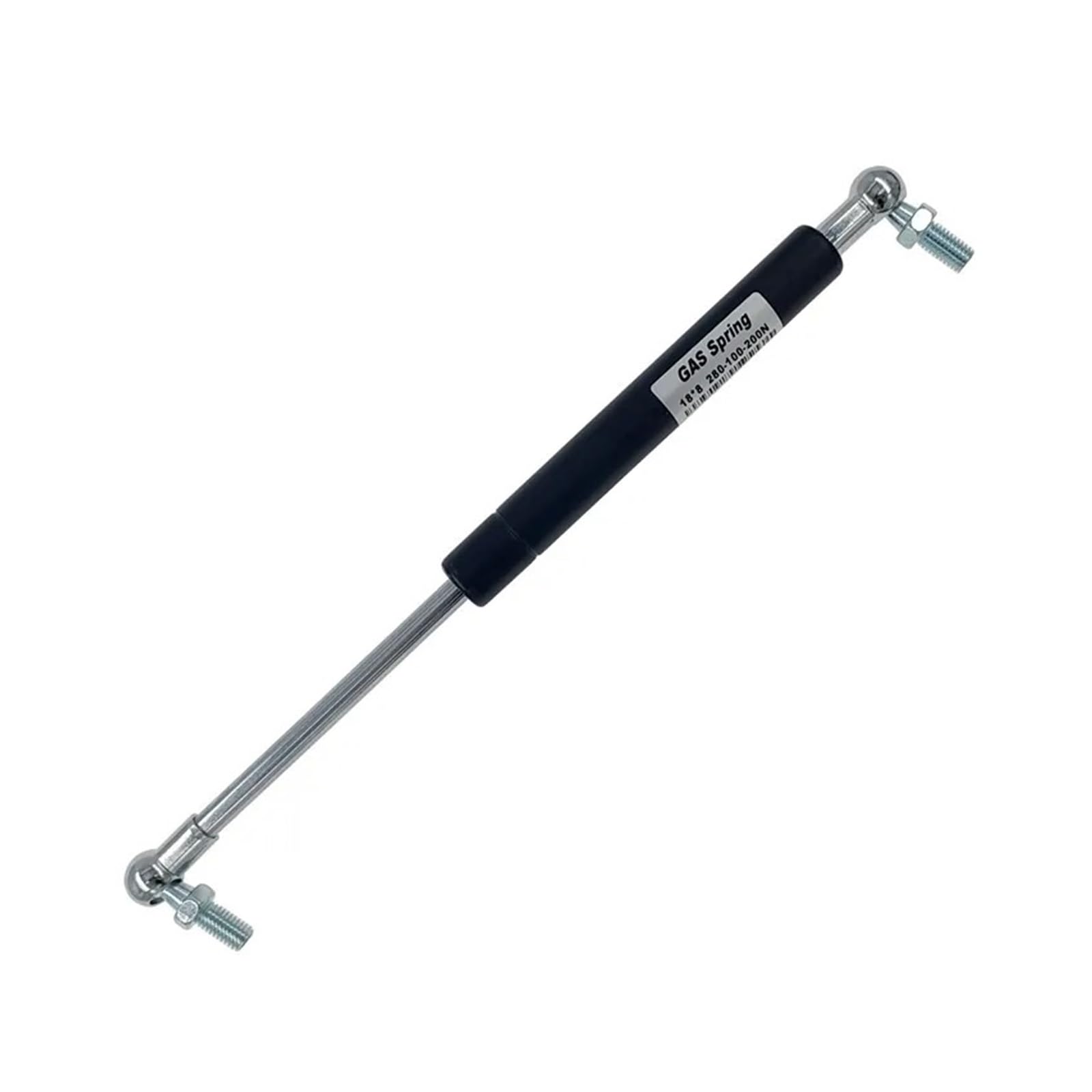 Gasfeder Heckklappe 2-teiliges 18 * 8-Stab-Gasfeder-Klappscharnier, Hub 50–500 N, Krafthubunterstützung, Lochmittenabstand 200–300 Mm, Hubabstand 60–110 Mm Gasdruckdämpfer(220-70-Ax2,100N) von FRVVPL