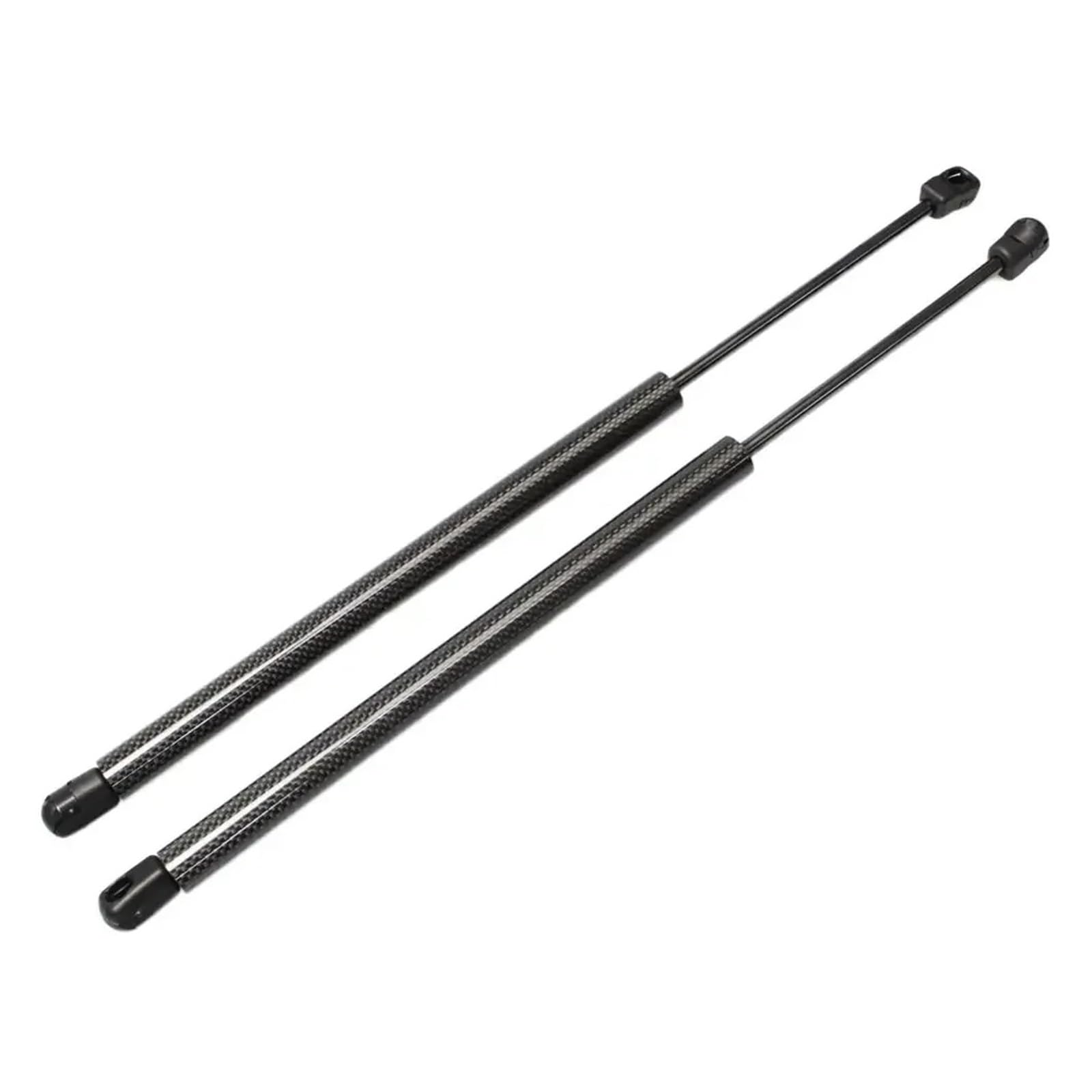 Gasfeder Heckklappe 2X Auto Heckklappe Auto Gas Spring Lift Unterstützt Streben Dämpfer Für Hyundai Für Tucson TL SUV 2016 2017 2018 2019 2020 2021 578MM Gasdruckdämpfer(Black Carbon Fiber) von FRVVPL